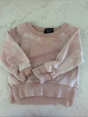 Little Bipsy Dusty Pink Pullover Sweatshirt